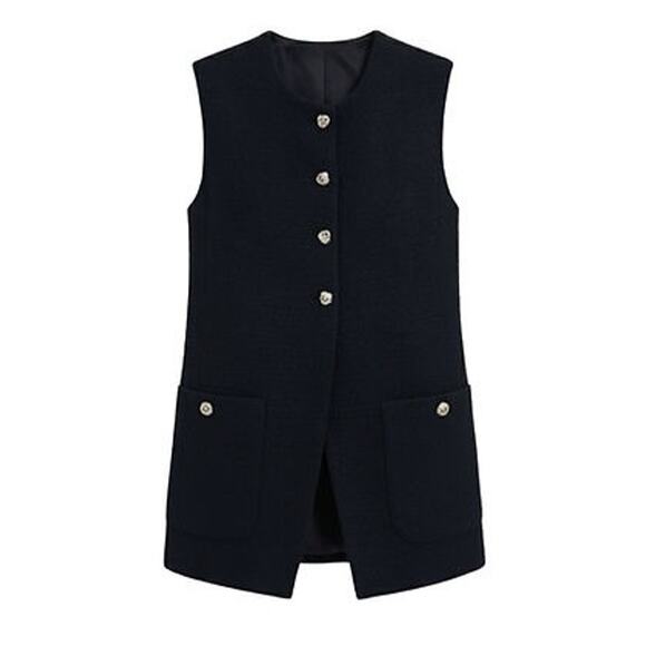 TUCKERNUCK Black Tweed Sonja Top Size L NWT Retail $128 Tuckernuck - Picture 10 of 10